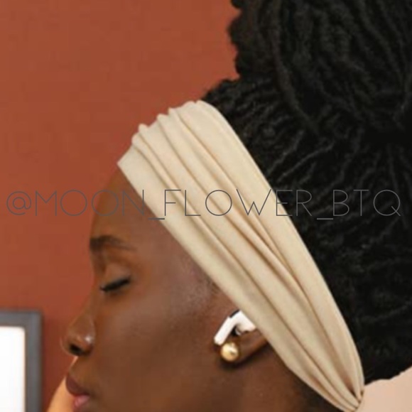 MoonFlowerBtq Accessories - ❤️SOLD❤️ Boho Turban Headband Ear Warmer Tan